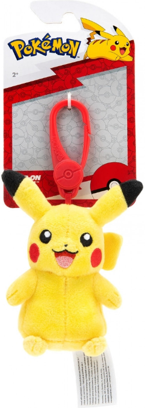 Pokemon - Clip on Plush - Pikachu