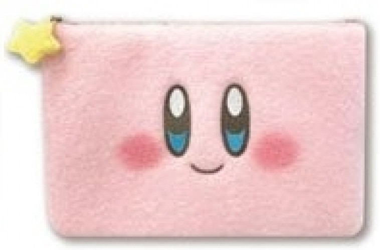 Kirby Fluffy Pouch - Smiling Kirby