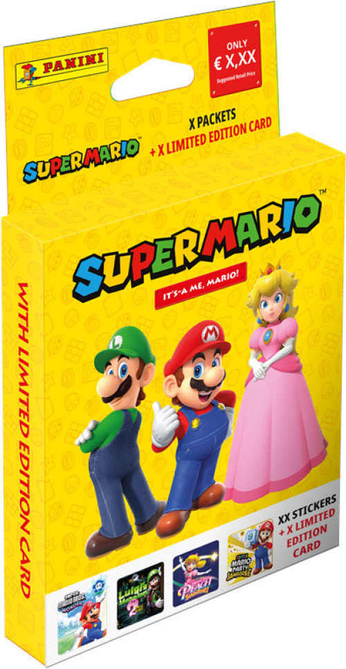 Super Mario Stickers 2 Eco Blister afbeelding