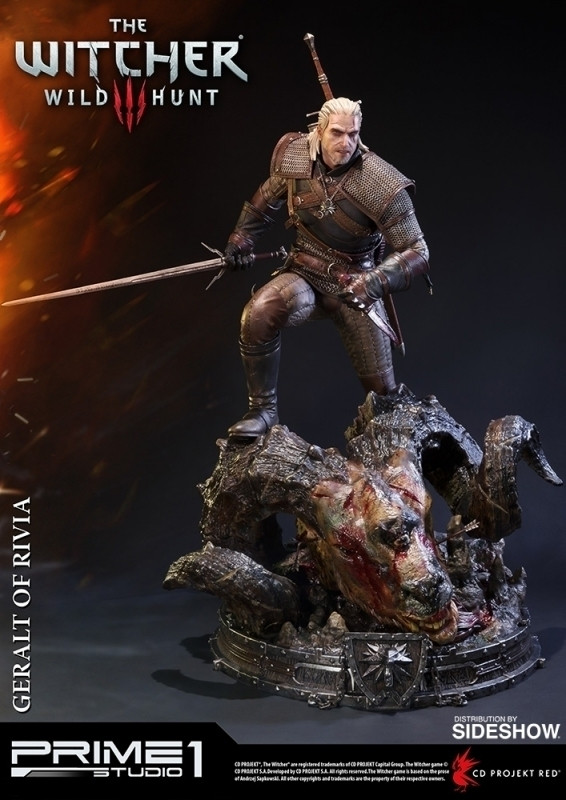 Image of The Witcher 3 Wild Hunt: Geralt of Rivia Statue