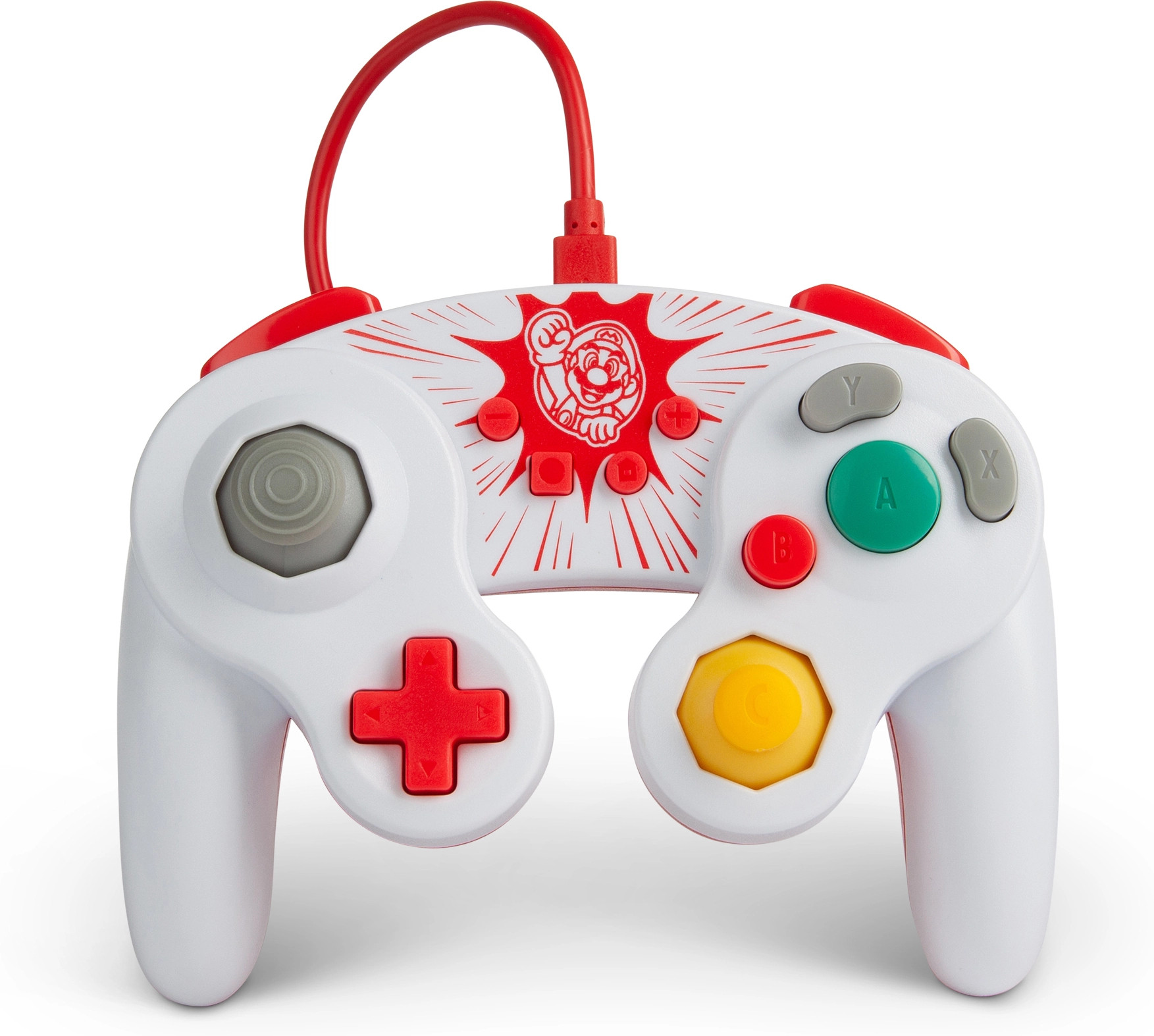 PowerA Wired Controller - GameCube Style - Mario