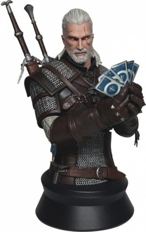 Image of The Witcher 3: Wild Hunt Geralt Playing Gwent Bust