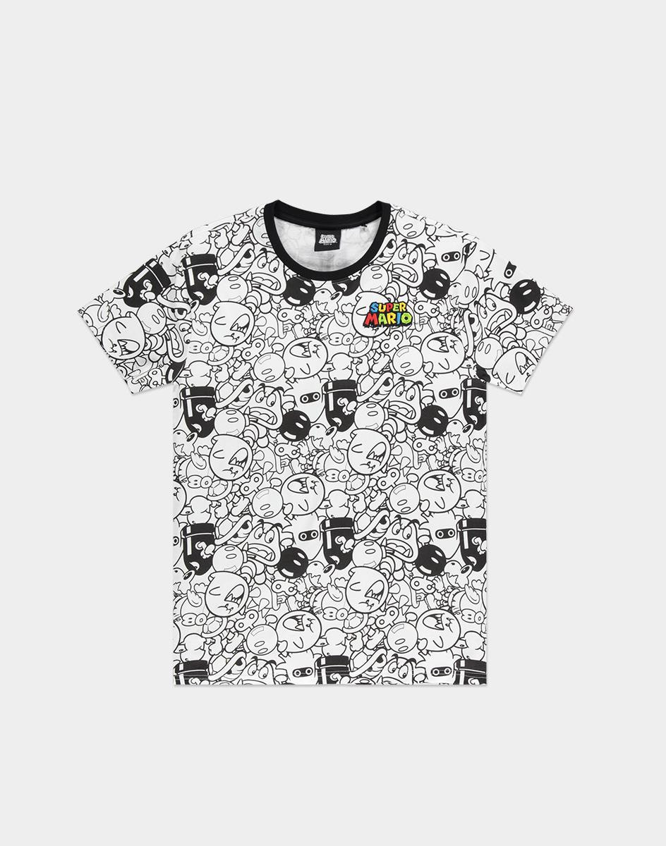 Nintendo - Super Mario - AOP Villain Man's T-Shirt