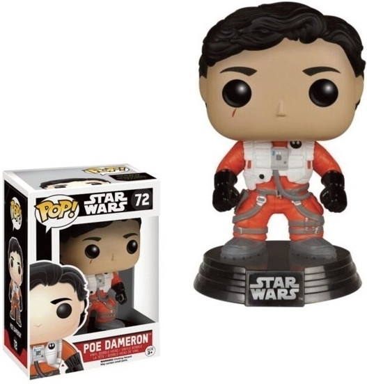 Star Wars Pop Vinyl Poe Dameron No Helmet Limited Edition
