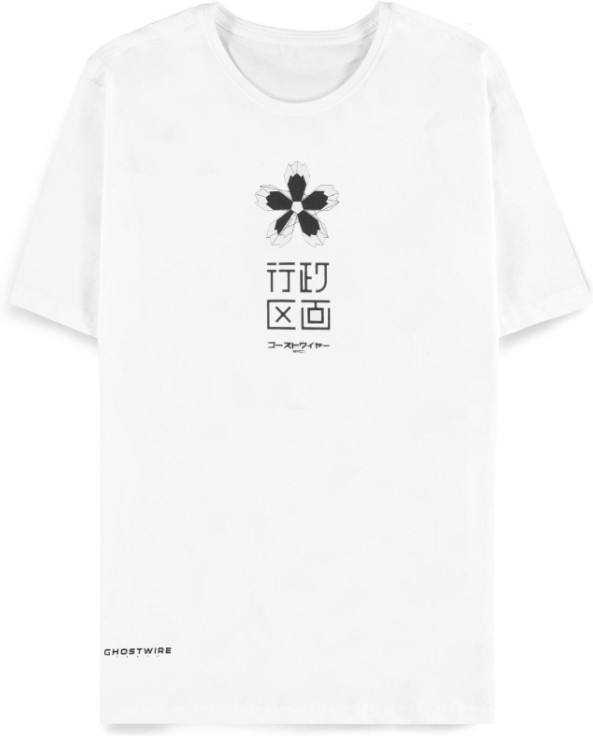 GhostWire Tokyo - White Men's Short Sleeved T-shirt afbeelding