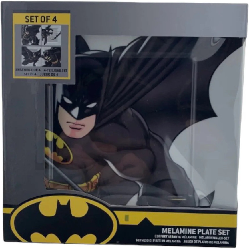 Batman - Melamine Plate Set of 4 afbeelding