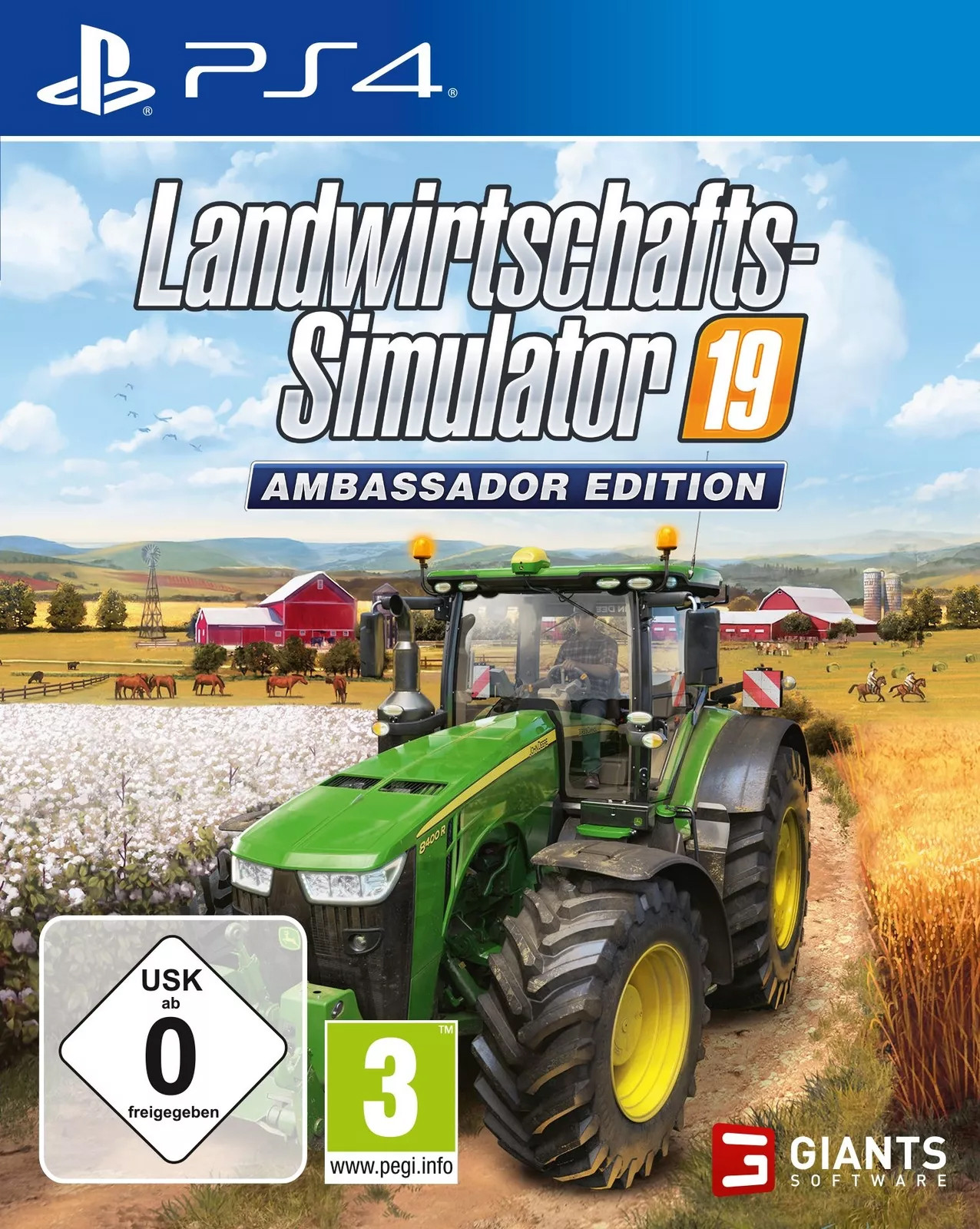 Farming Simulator 19 Ambassador Edition (verpakking Duits, game Engels) afbeelding