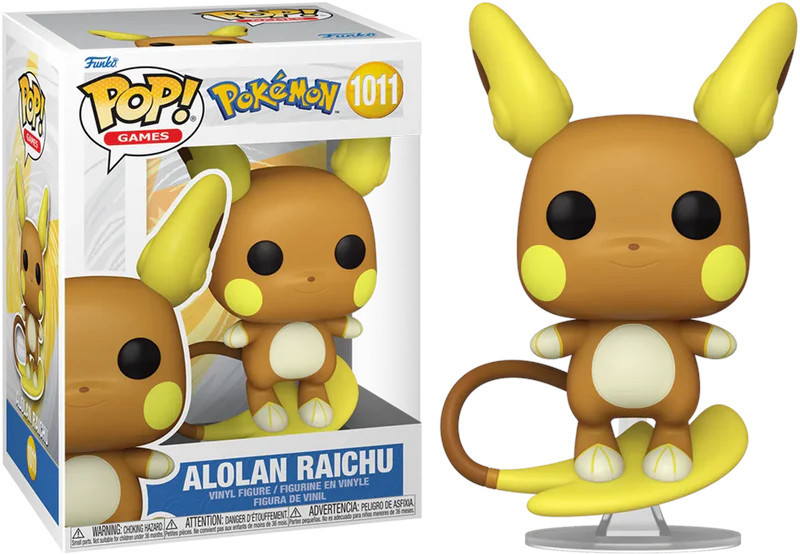 Pokemon Funko Pop Vinyl: Alolan Raichu