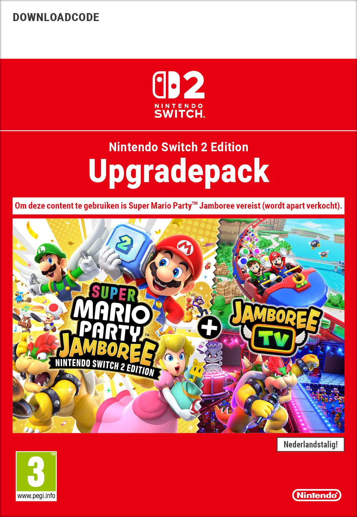 AOC Super Mario Party Jamboree + Jamboree TV Nintendo Switch 2 Edition UPGRADE PACK DLC (extra content) afbeelding