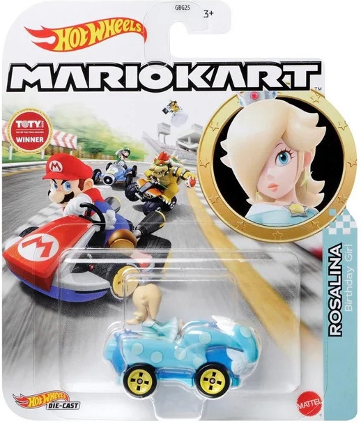 Hot Wheels Mario Kart - Rosalina Birthday Girl Kart afbeelding