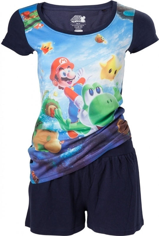 Nintendo - Mario en Yoshi all over printed shortama