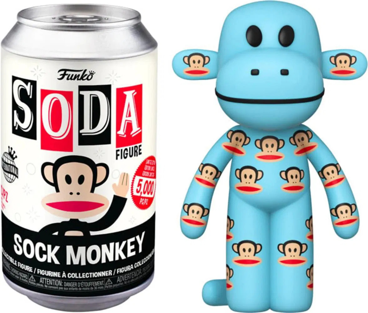 Paul Frank Funko Vinyl Soda: Sock Monkey
