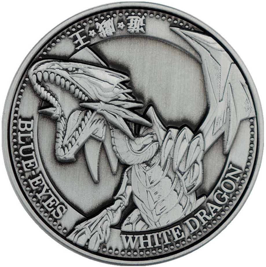 Yu-Gi-Oh! Collectible Coin - Blue-Eyes White Dragon afbeelding
