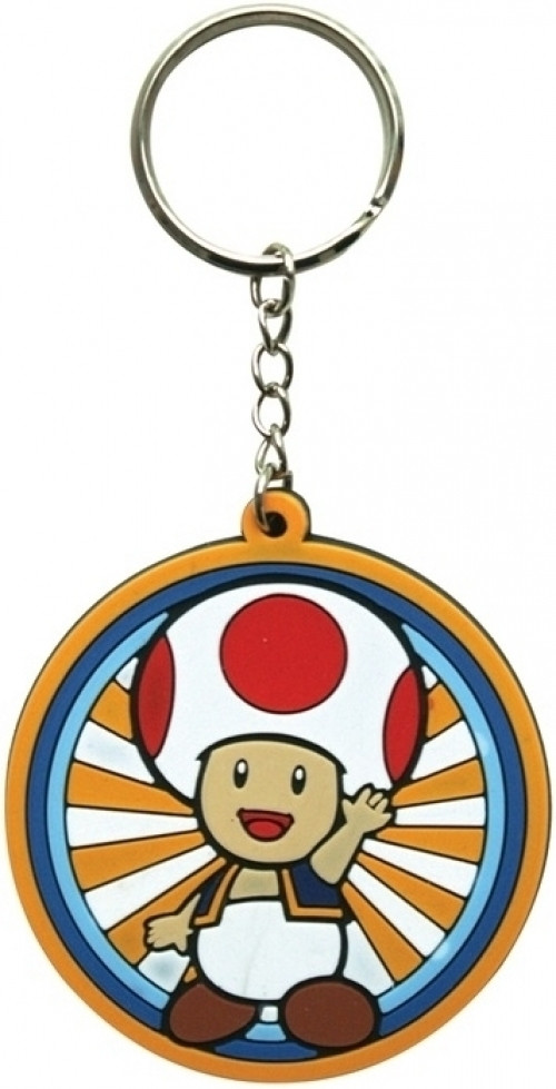 Image of Nintendo Rubber Keychain Toad