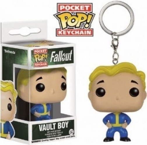 Image of Fallout Pocket Pop Keychain - Vault Boy