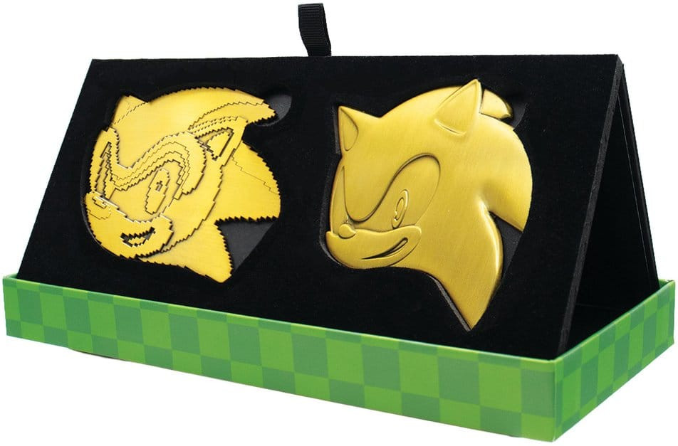 Sonic the Hedgehog Replica - 35th Anniversary Then & Now Medallion Set Limited Edition