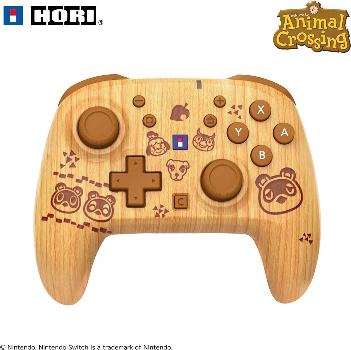 Hori Wireless Horipad Turbo - Wood Brown