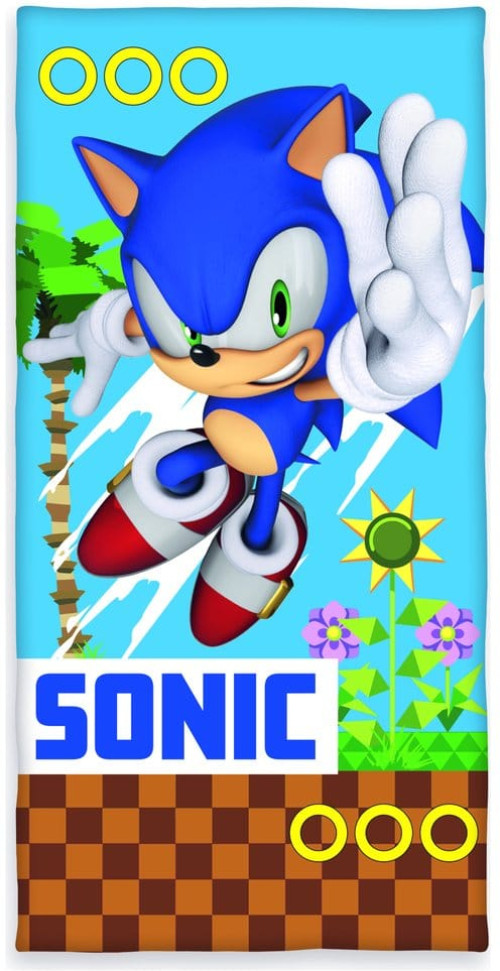 Sonic the Hedgehog - Green Hills Sonic Towel 70x140cm
