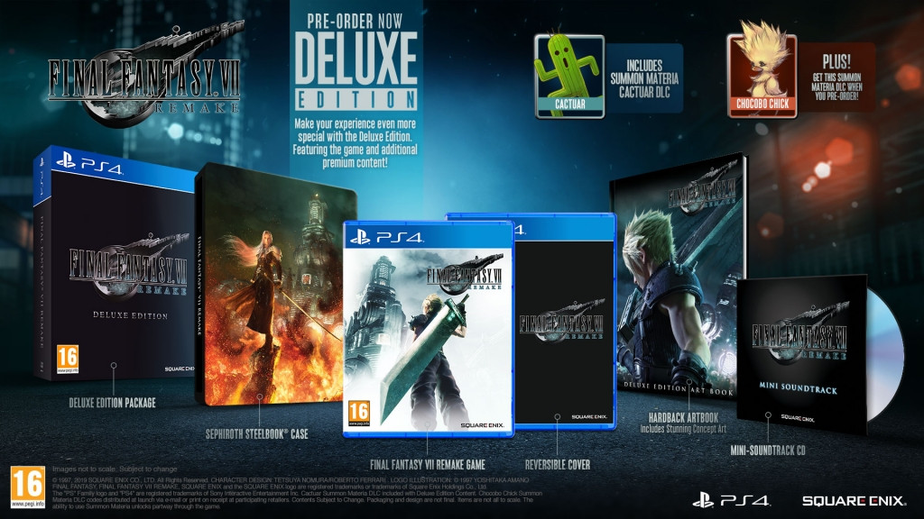 Final Fantasy VII Remake Deluxe Edition - PS4