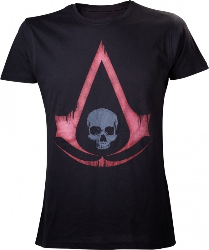 Image of Assassin's Creed 4 T-Shirt Red Logo