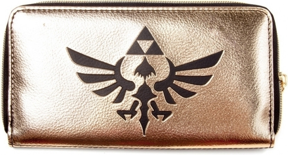 Image of Nintendo - Zelda Mirror Zip Around Girls Wallet (Goud / Zwart)