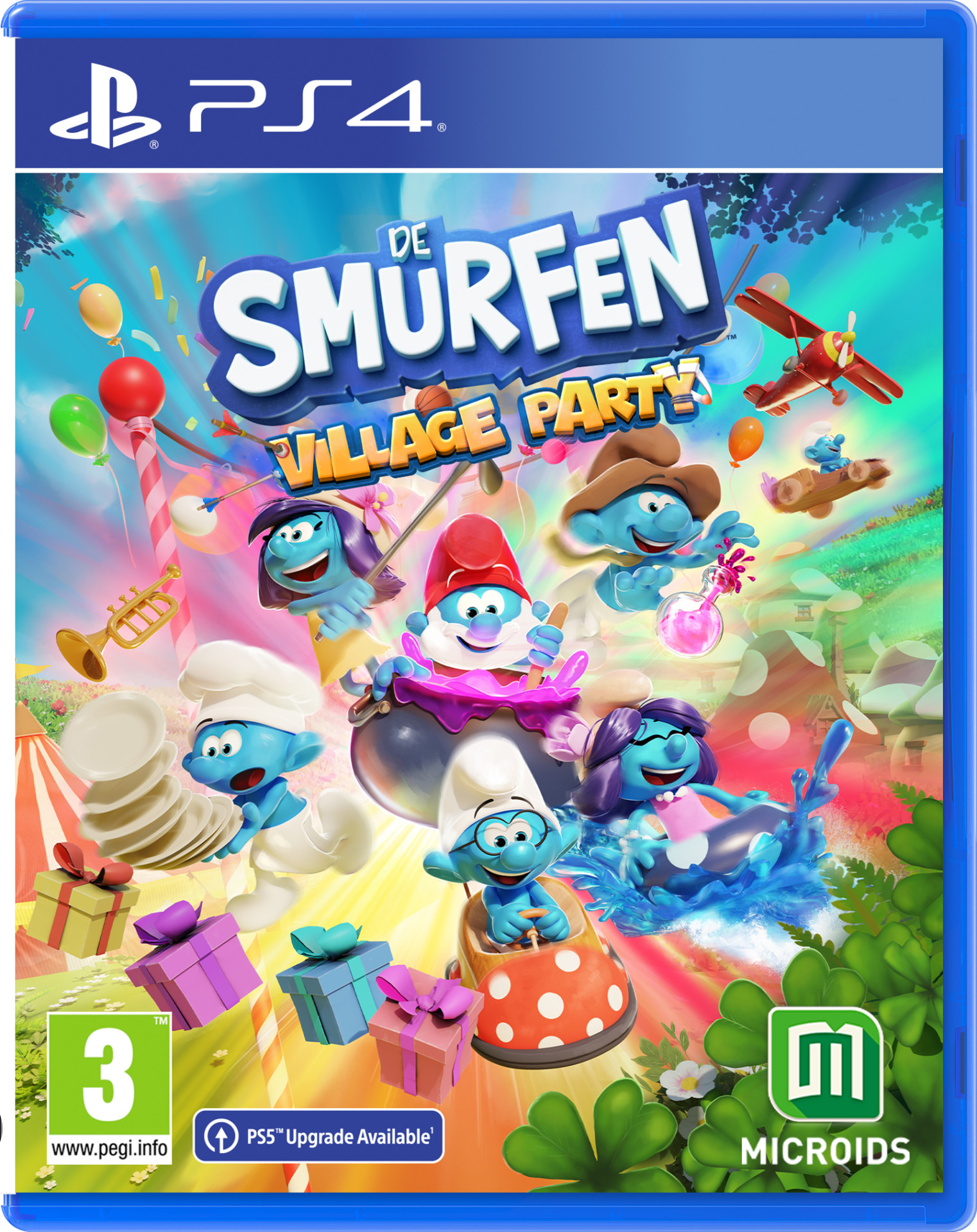 De Smurfen: Village Party (verpakking Frans, game Engels)