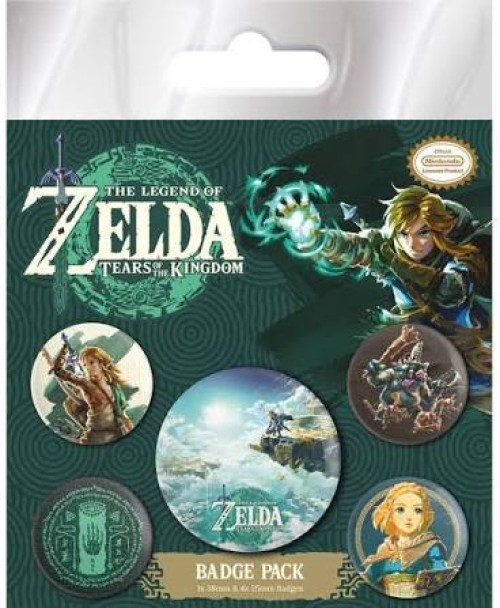 The Legend of Zelda Badge Pack - Hyrule Skies (5 Badges)