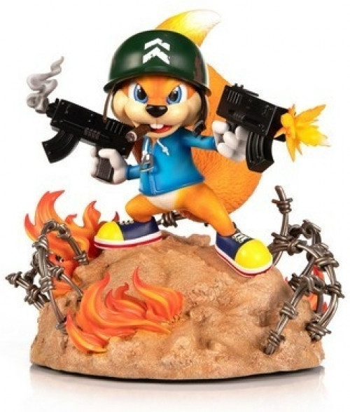 Conker's Bad Fur Day PVC Statue - Soldier Conker afbeelding