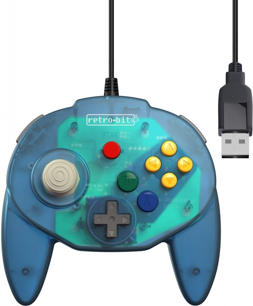 Tribute 64 USB Controller (Blue) (Retro-bit)