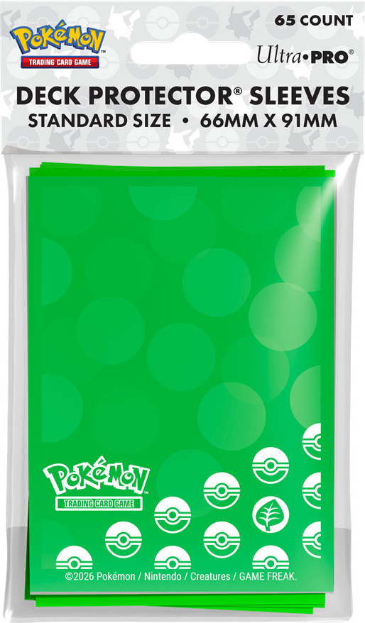 Ultra Pro Pokemon TCG Deck Protector Energy Sleeves - Grass