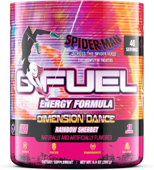 GFuel Energy Formula - Spider-Man Across The Spider-verse Dimension Dance Tub