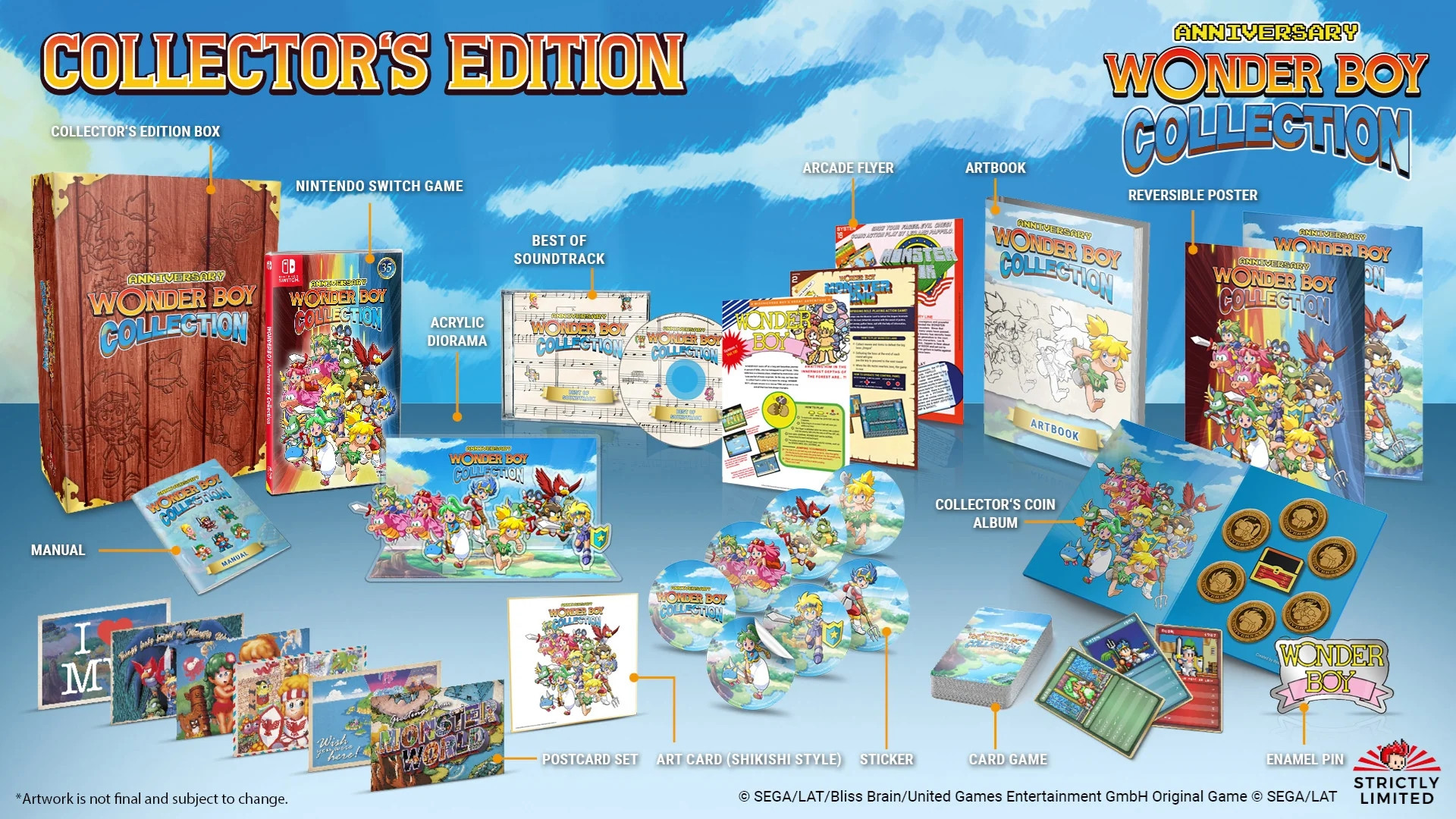 Wonder Boy Anniversary Collection Collector's Edition