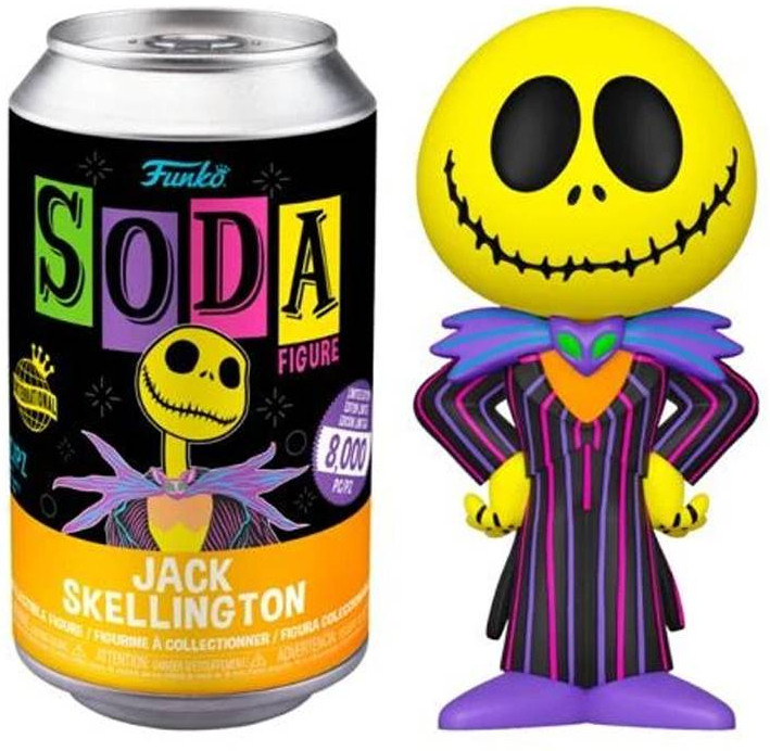 Disney The Nightmare Before Christmas Funko Vinyl Soda: Jack Skellington (Blacklight)