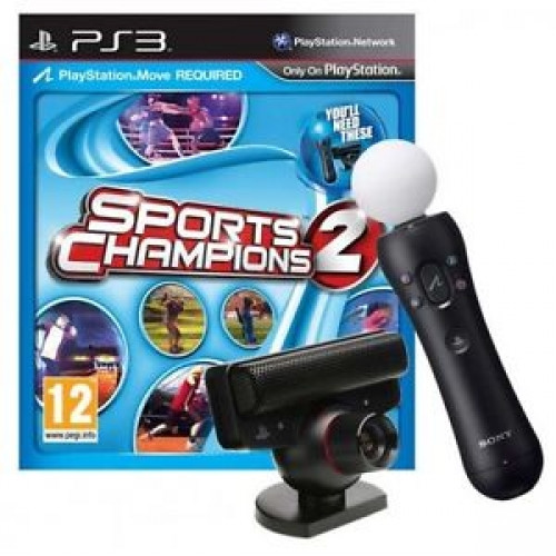 Sports Champions 2 + PlayStation Move Starterpack PS3 (Motion Controller + Eye Cam)