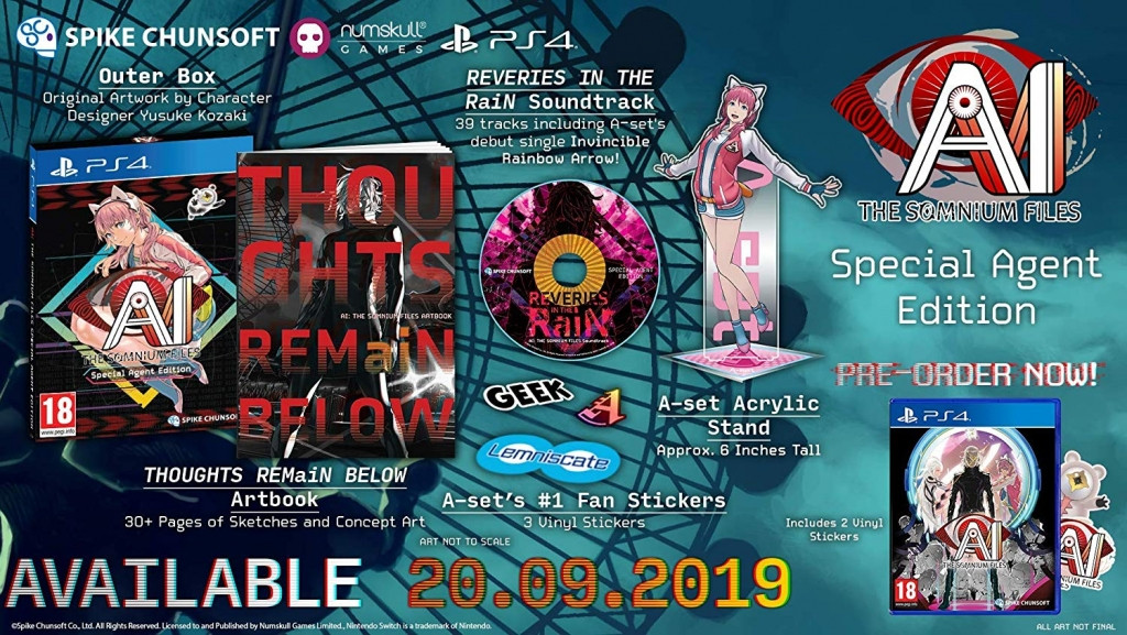 AI The Somnium Files Special Agent Edition