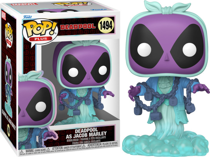 Deadpool Funko Pop Vinyl Deadpool as Jacob Marley
