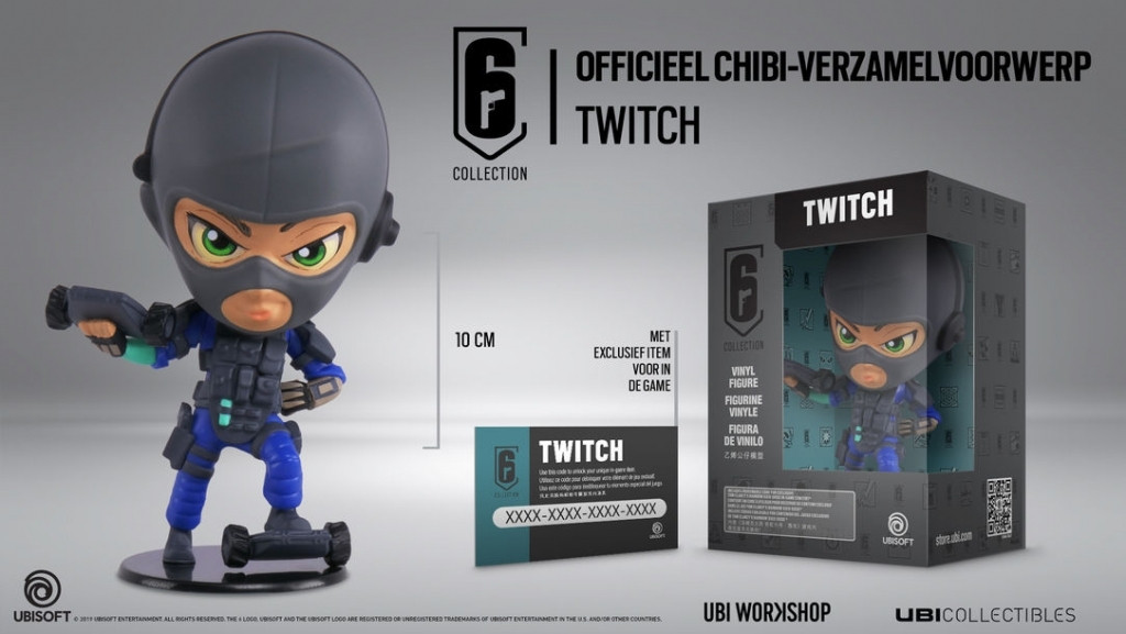 Six Collection Chibi Vinyl Figure - Twitch
