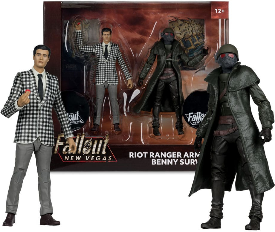 Fallout: New Vegas PVC 2-Pack Action Figure - Riot Ranger Armor & Benny Survivor afbeelding