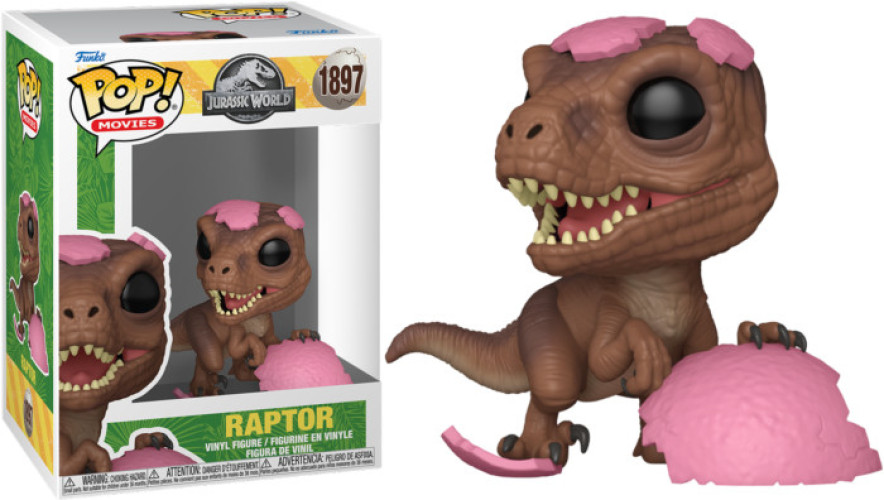 Jurassic World Funko Pop Vinyl: Raptor (Pink Egg) afbeelding