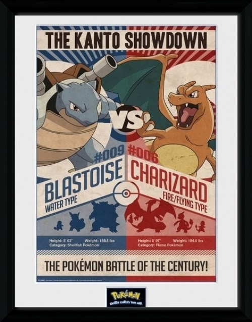 Image of Pokemon Collector Print - Red vs Blue