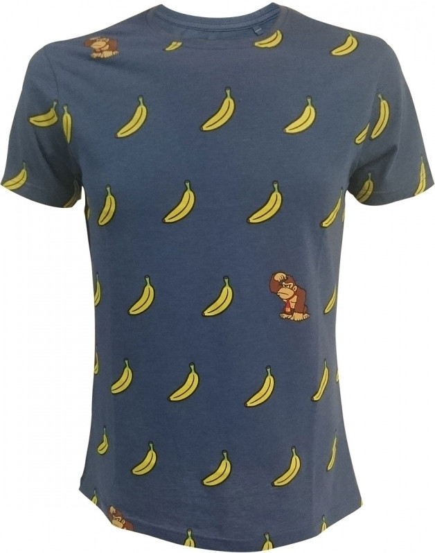 Image of Nintendo - Donkey Kong Banana All Over Print T-shirt