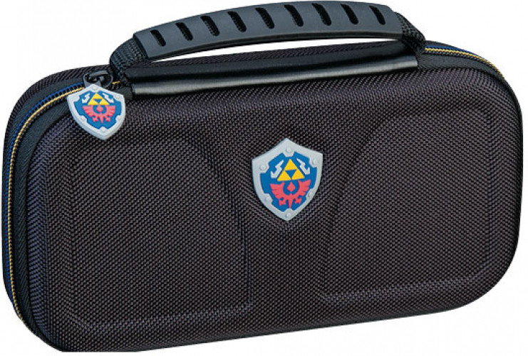Big Ben Deluxe Travel Case Grey - The Legend of Zelda Hyrule Shield (NLS140Z) (Nintendo Switch Lite)