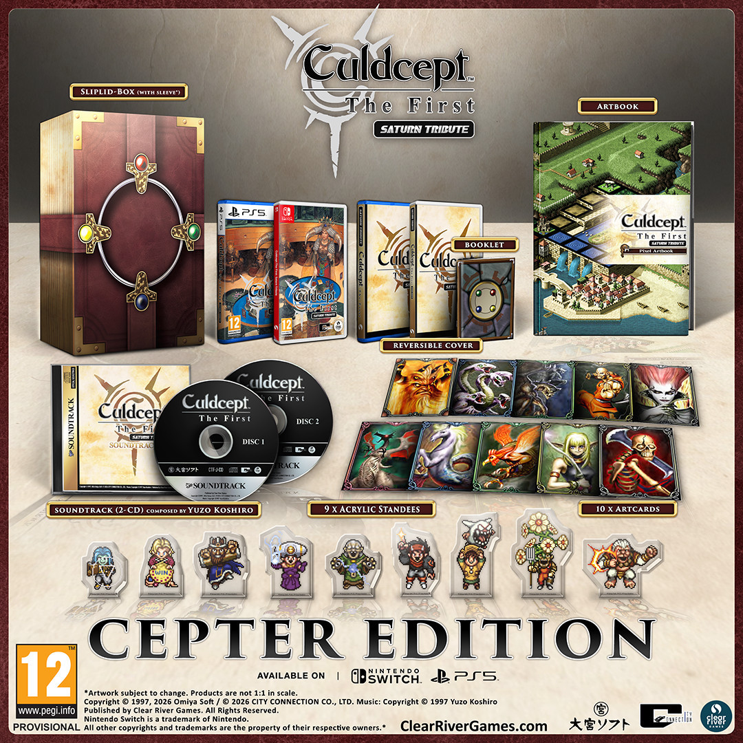 Clear River Games Culdcept The First Saturn Tribute Cepter Edition