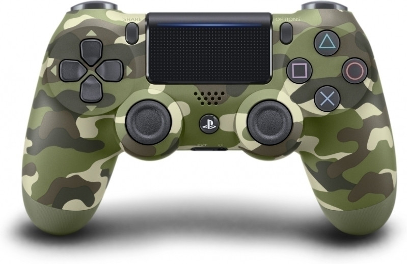 Image of Sony Dual Shock 4 Controller V2 (Green Camouflage)