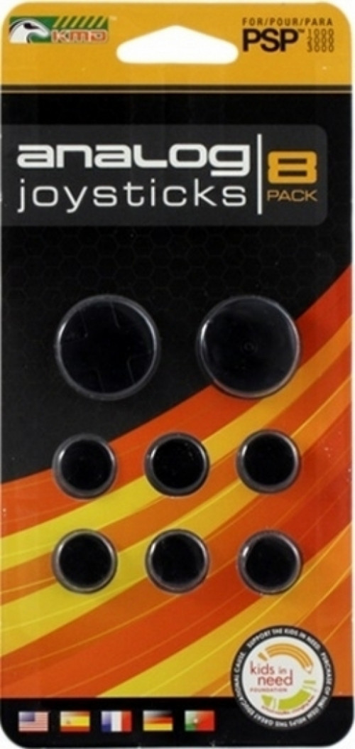 Image of PSP 1000/2000/3000 Analog Joysticks Black (KMD)