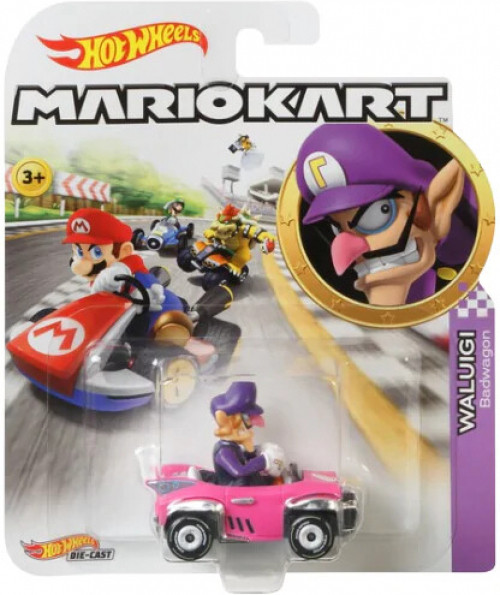 Hot Wheels Mario Kart - Waluigi Badwagon