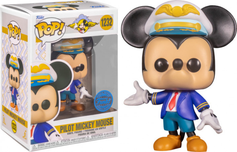 Funko Pop! Disney Pilot Mickey Mouse D23 Expo #1232 - Special Edition Exclusive