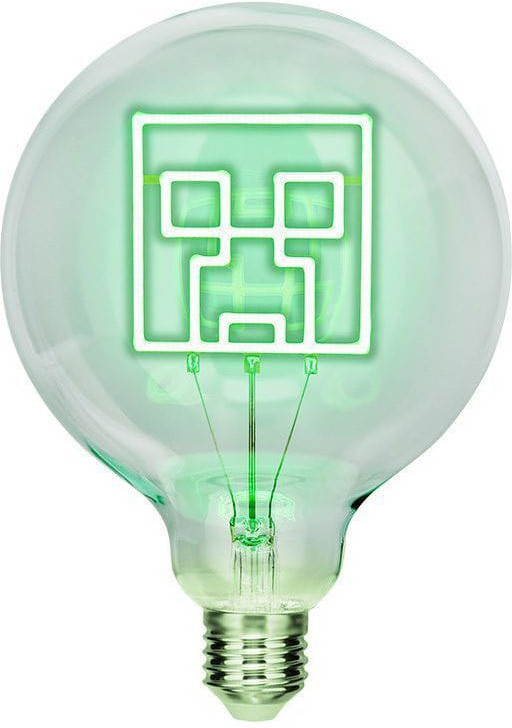 Minecraft Neon LED Light - Bulb Creeper