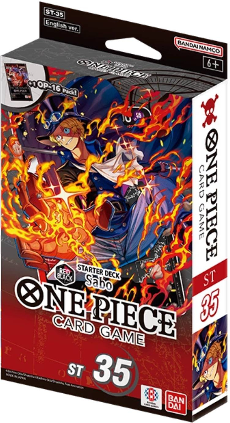 Bandai One Piece TCG - Starter Deck ST35 Sabo (Red/Black)