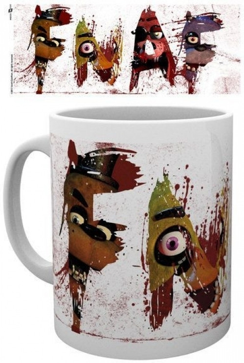 Hole In The Wall Five Nights At Freddys Mug Letters hole in the wall kopen in de aanbieding